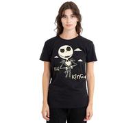 The Nightmare Before Christmas Damen Pumpkin King Ladies Shirt, Black, Schwarz, L EU