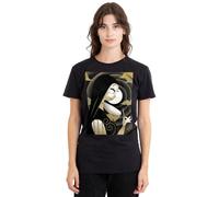 The Nightmare Before Christmas Damen Sally Shaded Ladies Shirt, Black, Schwarz, XL EU