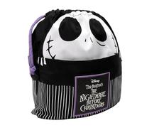 The Nightmare Before Christmas Make-up-Tasche für Damen und Mädchen, Jack Skellington Kosmetiktasche, Schwarz , Einheitsgröße, Make-up-Tasche