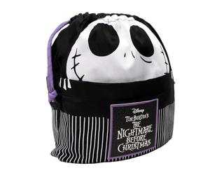 The Nightmare Before Christmas Make-up-Tasche für Damen und Mädchen, Jack Skellington Kosmetiktasche, Schwarz , Einheitsgröße, Make-up-Tasche