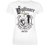 The Nightmare Before Christmas Sally & Jack Frauen T-Shirt weiß XL
