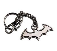 The Noble Collection DC Batman Shaped Logo Keychain (Black)