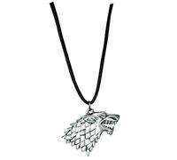 The Noble Collection - Game of Thrones House Stark-Siegel-Anhänger | Offizielles Sammlerstück | Zinnmaterial, Standardfarbe
