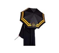 The Noble Collection Hogwarts Regenschirm Harry Potter, Rot, Cartoon Muster, Traditionell, Winddicht, Tasche, 112 cm