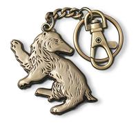 The Noble Collection Hufflepuff Shaped Keychain Harry Potter