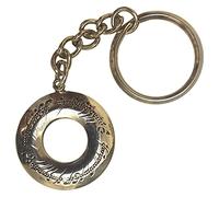 The Noble Collection Schlüsselanhänger Herr der Ringe Der Eine Ring Elbenschrift 9 cm