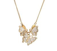 The Noble Collection Wicked Glinda's Butterfly Necklace, one size, Metall, Kristall