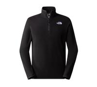 Fleecepullover THE NORTH FACE "103 GLACIER FLEECE 1/4 ZIP" Gr. XXL, schwarz (black) Herren Sweatshirts mit dezenten Logostickereien (32754332-XXL)