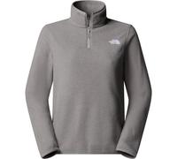 The North Face Damen Glacier Fleece 1/4 Zip Pullover (Größe S, grau)