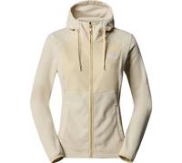 THE NORTH FACE Damen Jacke W HOMESAFE FULL ZIP FLEECE HOODIE White Dune-Gravel Stripe-Gravel S (0196575555592)