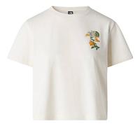 THE NORTH FACE Damen Shirt W FLORA EMBRO REGULAR SHORT SLEEVE TEE-G (NF0A8G9Q) XS WHITE DUNE