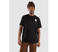 T-Shirt THE NORTH FACE "M EVOLUTION BOX HALF DOME REGULAR SHORT SLEEVE TEE", Herren, Gr. L, schwarz (tnf schwarz), Obermaterial: 60% Baumwolle, 40% Polyester, normal, Rundhals, Shirts T-Shirt, normale