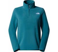 The North Face - Fleece mit halbem Reißverschluss - W Glacier Fleece 1/4 Zip Jacket Space für Damen - Größe XS - Blau Blau XS