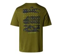 The North Face NF0A8BQWQLI M Foundation Mountains Faces Tee T-Shirt Herren White Dune Größe S
