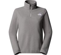 The North Face Glacier Fleece 1/4 Zip Damen Pullover grau Größe XS Trekking Widerstandsfähig