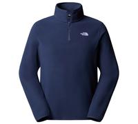 Fleecepullover THE NORTH FACE "M GLACIER FLEECE 1/4 ZIP JACKET", Herren, Gr. S, summit navy, Obermaterial: 100% Polyester, Sweatshirts Fleecepullover, 1/4-langer Reißverschluss, aus Polyester, feuchti