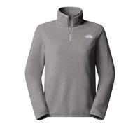 The North Face Glacier Fleece 1/4 Zip Pullover Damen Fleecepullover tnf mid grey heather Größe M Farbgruppe grau grau Damen 100% Polyester