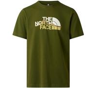 The North Face Mens Mountain Line Regular Short Sleeve Tee woodland green (BRI) XL