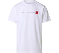 The North Face - Herren Never Stop Exploring Regular Graphic T-Shirt - Weicher Baumwoll-Polyester-Mix - Wasserbasierter Grafikdruck-TNF White, S