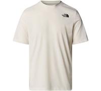 The North Face Herren T-Shirt Foundation Mountains Faces 100% Polyester White Dune M