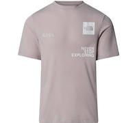 The North Face NF0A8BQX1OA M Mountain Foundation Coordinates Tee T-Shirt Herren Moonstone Grey Größe S