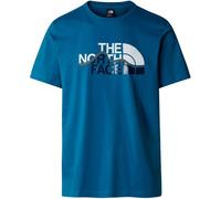 THE NORTH FACE Herren Shirt M S/S MOUNTAIN LINE TEE (NF0A87NT) M Adriatic Blue