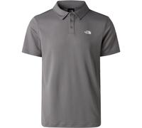 The North Face - Leichtes, extrem atmungsaktives Poloshirt für Wanderungen mit Knopfleiste und gerippten ärmeln - Herren - M Tanken Polo Grau S