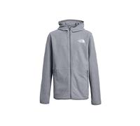 The North Face Teens' Glacier Full Zip Hoodie TNF Mid Grey Heather XS