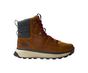 The North Face Mens Bergen Leather WP timber tan/tnf red (8O1) 8