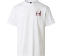 The North Face Mens Camping Relaxed Short Sleeve Tee-graph tnf white (FN4) M