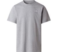 The North Face Herren T-Shirt Evolution Simple Dome (NF0A8CZ2) Short SL hellgrau Größe M