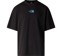 The North Face Mens Liquid Logo Oversize Short Sleeve Tee- tnf black (JK3) M