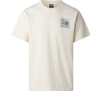 The North Face Mens Mountain Escape Relaxed Short Sleeve T white dune (QLI) L