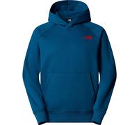 The North Face Mens Raglan Box NSE Hoodie mineral ink/tnf red (F9T) L