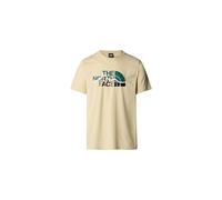 The North Face Mens Short Sleeve Mountain Line Tee gravel (3X4) L