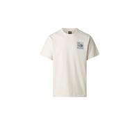 The North Face Mens Mountain Escape Relaxed Short Sleeve T white dune (QLI) L