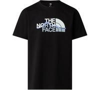 The North Face T-Shirt Mountain Line Kurzarm Herren normal geschnitten Schwarz Gr. M