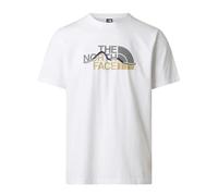 T-Shirt THE NORTH FACE "M MOUNTAIN LINE REGULAR SHORT SLEEVE TEE", Herren, Gr. XXL, tnf weiß, Obermaterial: 100% Baumwolle, Shirts T-Shirt, normale Passform, Kurzarm, für sportliche Aktivitäten und Ou