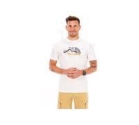 T-Shirt THE NORTH FACE "M MOUNTAIN LINE REGULAR SHORT SLEEVE TEE", Herren, Gr. L, tnf weiß, Obermaterial: 100% Baumwolle, Shirts T-Shirt, normale Passform, Kurzarm, für sportliche Aktivitäten und Outd