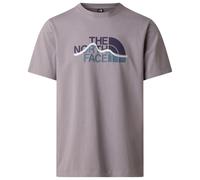 The North Face T-Shirt Mountain Line Short Sleeve Tee – Kurzarm – Grau (TranscendentGrey) Gr. S