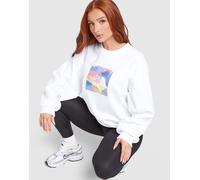 The North Face Mountain Prism Crew Sweatshirt - Damen, Weiss - L