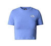 The North Face NF0A55AO0YI W S/S Essential Cropped Slim Tee T-Shirt Damen Virtual Blue Größe S