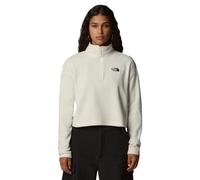 The North Face NF0A855N4HP W 100 Glacier Cropped 1/4 Zip Sweatshirt Damen White Dune-NPF Größe L
