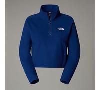 THE NORTH FACE NF0A855ND1R W 100 Glacier Cropped 1/4 Zip Sweatshirt Damen Estate Blue Größe S