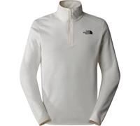 The North Face NF0A855W4HP1 Men’s 100 Glacier 1/4 Zip - Eu Sweatshirt Herren White Dune-NPF Größe S