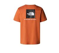 The North Face Mens Short Sleeve Box NSE Tee iron bronze-tnf black (6D2) S