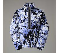 The North Face NF0A88Z365N W TNF FLEESKI 1/4 Zip PO Sweatshirt Damen Virtual Blue Trail Grid Größe XL