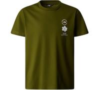 THE NORTH FACE NF0A89J6PIB1 Girl’s Flower Graphic Relaxed S/S Tee T-Shirt Unisex Forest Olive Größe M