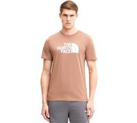 herren the north face easy kurzarm t shirt braun