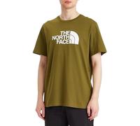 The North Face NF0A8A6CTOE M S/S Easy Tee T-Shirt Herren Forest Olive/TNF White Größe S